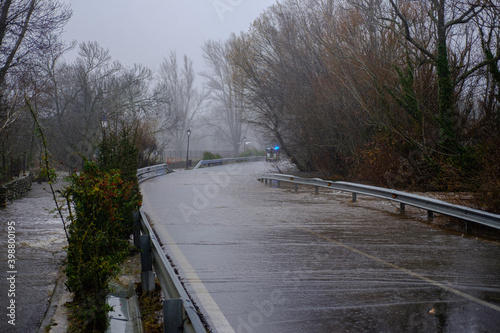 M-604 inundada © Carlos