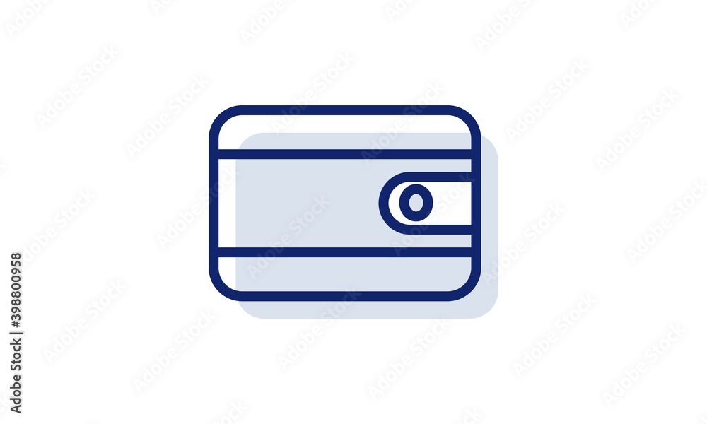 wallet icon design trendy line style isolated wallet icon design trendy line style isolated