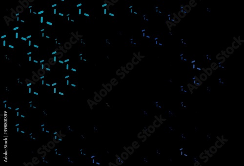 Dark BLUE vector texture with colored lines.
