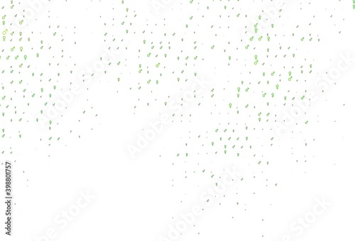Light green vector texture with male, female icons.