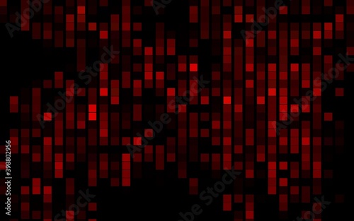 Dark Red vector template with crystals, rectangles. Glitter abstract illustration with rectangular shapes. Modern template for your landing page.