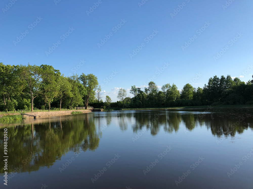 Lake In The Park - Jaunsāti Parish, Latvia
