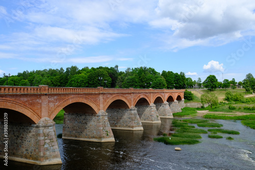 Brick Bridge Over The River - Kuldiga, Latvia