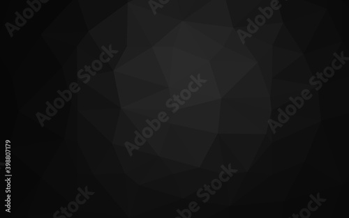 Dark Silver, Gray vector polygonal pattern. Brand new colorful illustration in with gradient. Elegant pattern for a brand book.