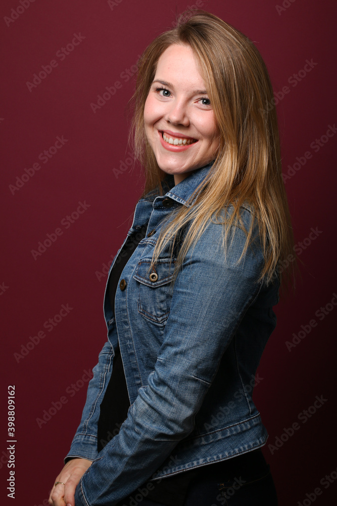 Portrait of a beautiful young woman Portrait of a beautiful young woman