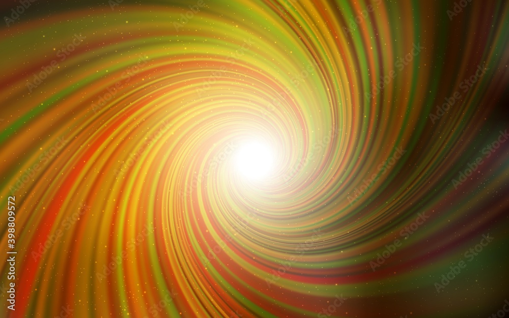 Dark Orange vector layout with cosmic stars. Dark Orange vector layout with cosmic stars.