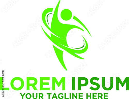 Physiotherapy or Success on career logo