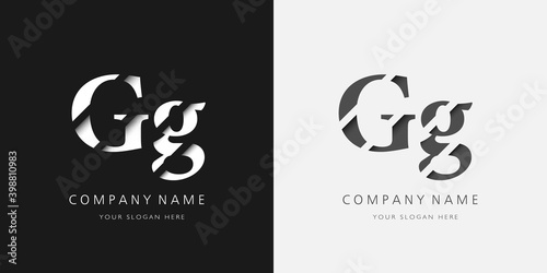 g logo serif upper and lower case	