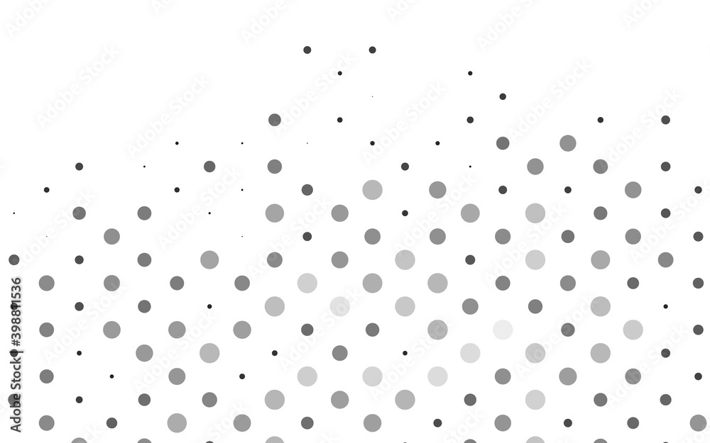 Light Silver, Gray vector layout with circle shapes. Illustration with set of shining colorful abstract circles. Design for posters, banners.