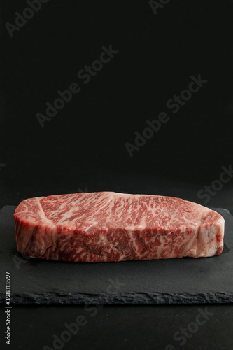 Raw Wagyu Beef Steak