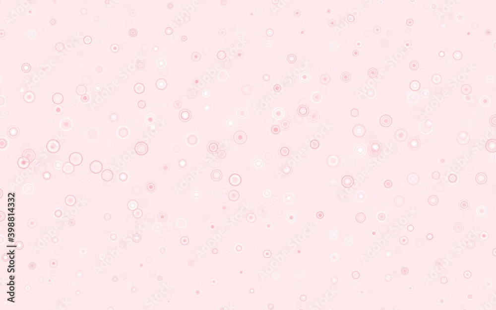 Light Red vector pattern with spheres. Light Red vector pattern with spheres.