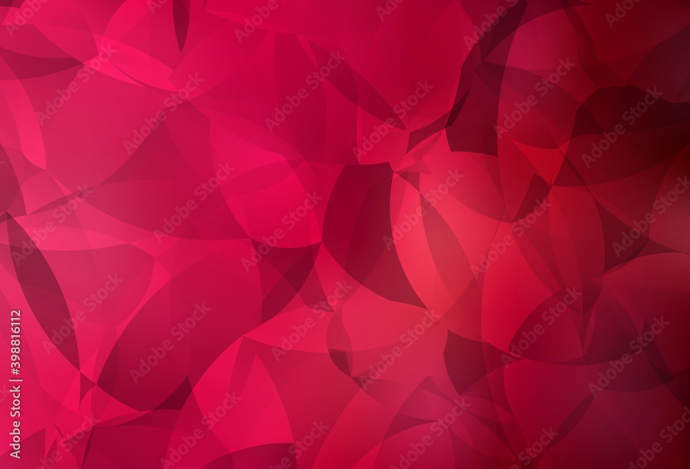Light Red vector polygonal template. Light Red vector polygonal template.