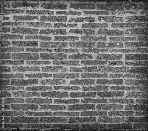 Black gray old wall