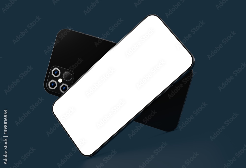 a digital smartphone device mobile phone 3d isolated a digital smartphone device mobile phone 3d isolated
