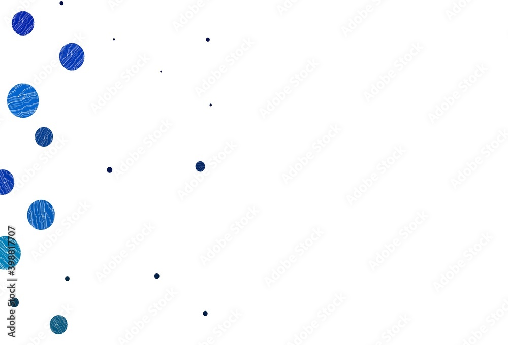 Light blue, green vector pattern with spheres. Light blue, green vector pattern with spheres.