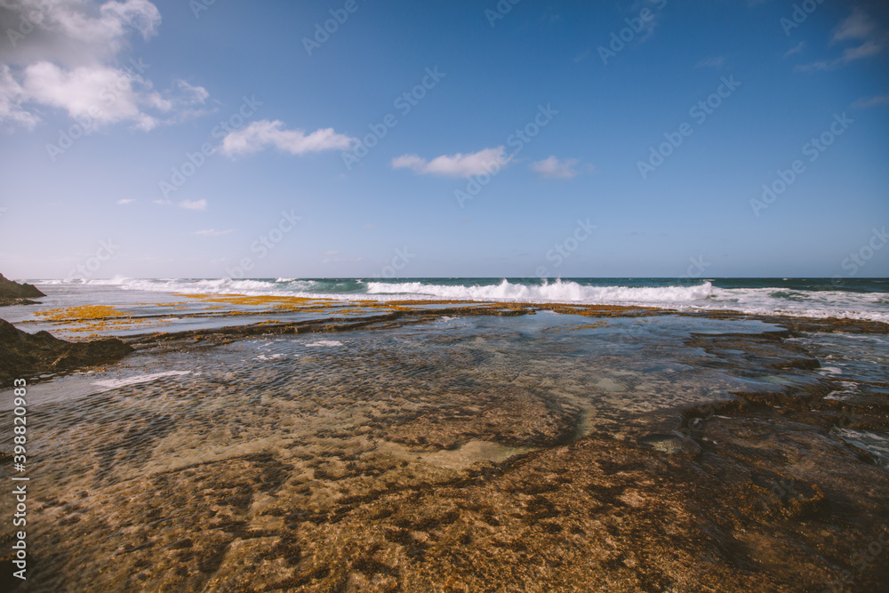 Kaena point, north shore of Oahu island, Hawaii