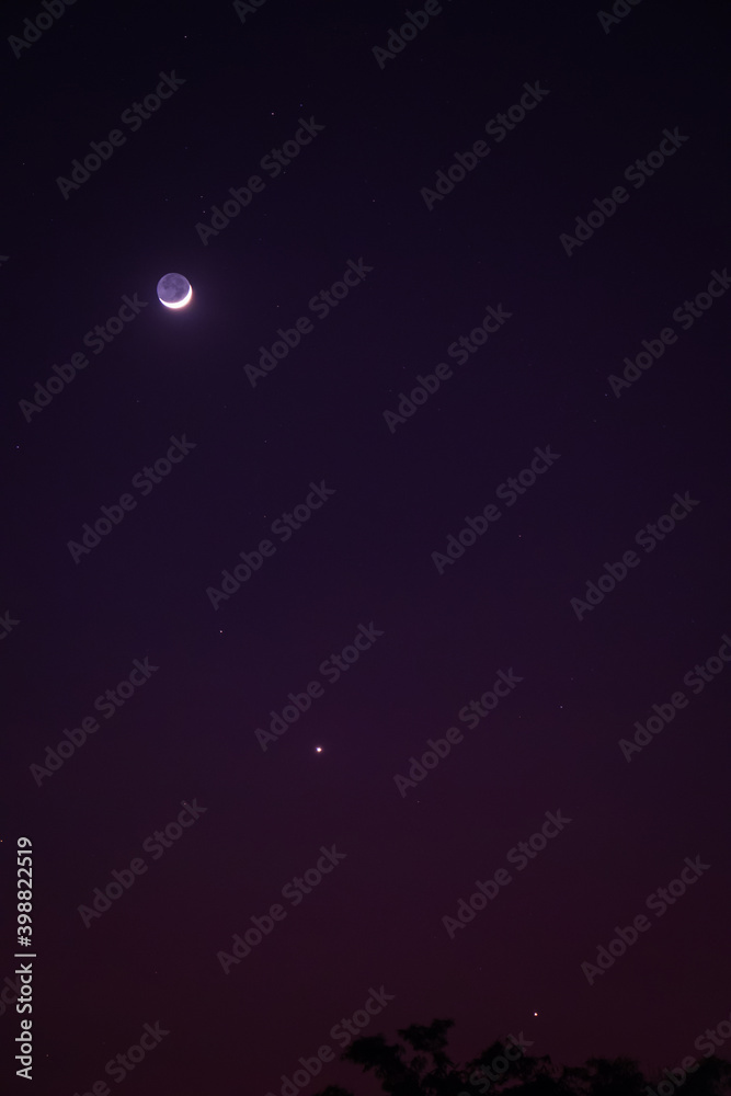 night sky with moon night sky with moon