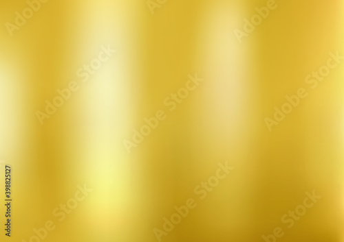 Gold metal background. Rough golden texture. Luxurious gold metal template for your design.