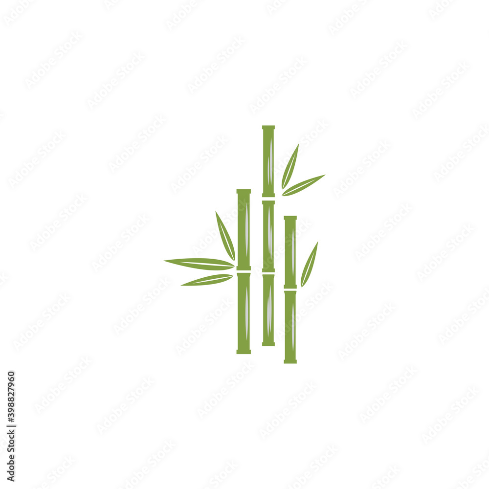 Bamboo Logo Template vector icon illustration design Bamboo Logo Template vector icon illustration design