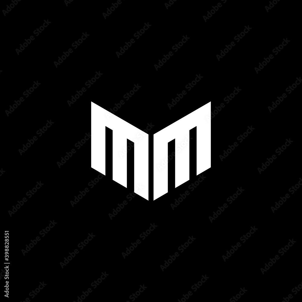 double m letter logo