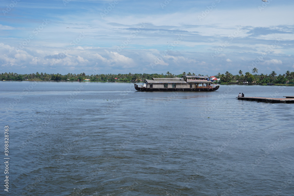 boat on the river