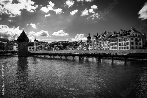 City of Lucerne Switzerland and Lake Lucerne - travel photography