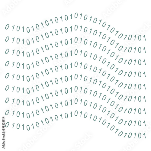 Flat vector icon for Binary Number1 EPS10