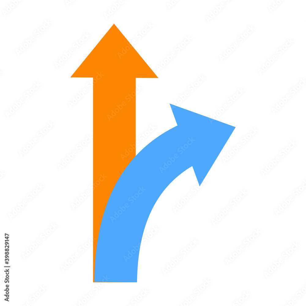 Flat Vector icon for Deviation EPS10 Flat Vector icon for Deviation EPS10