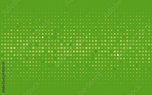Light Green, Yellow vector template with circles. Blurred bubbles on abstract background with colorful gradient. Design for posters, banners.