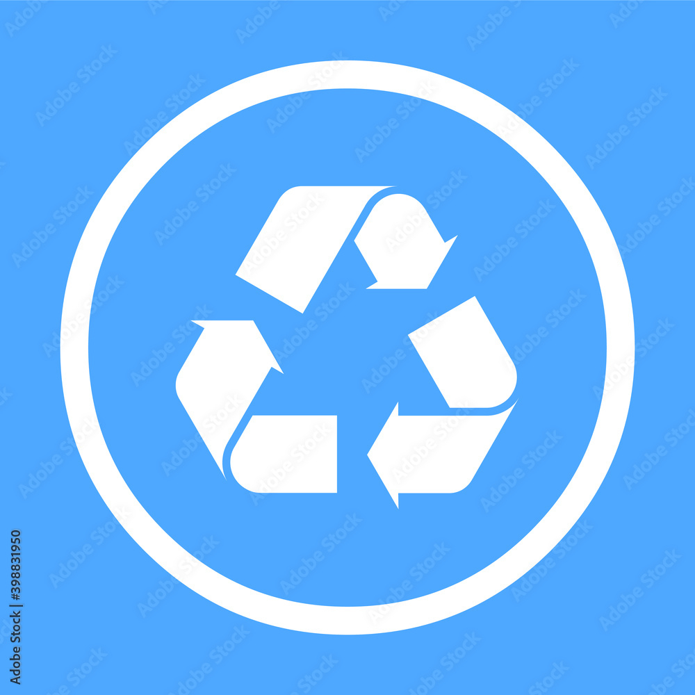 Recycle icon vector recycle sign EPS10 Recycle icon vector recycle sign EPS10