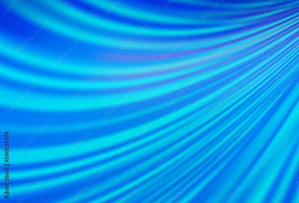 Light BLUE vector template with lava shapes. Light BLUE vector template with lava shapes.