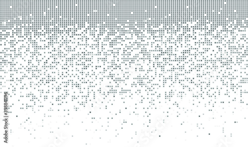 Fading doted background. Black and white doted background. Vector illustration.