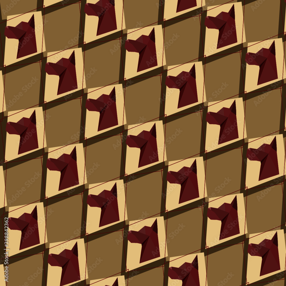 Graphics Working Puppy Pattern