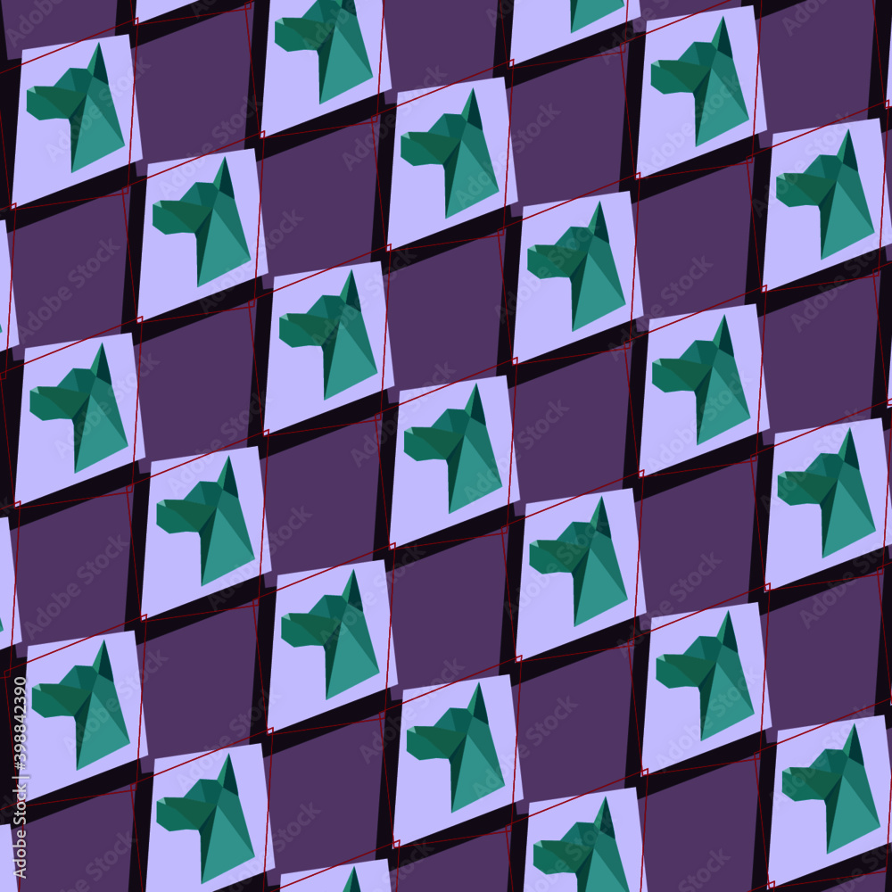 Graphics Working Puppy Pattern