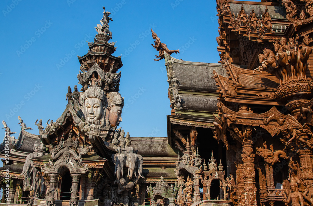 The Sanctuary of Truth
Pattaya district Chonburi Thailand Asia