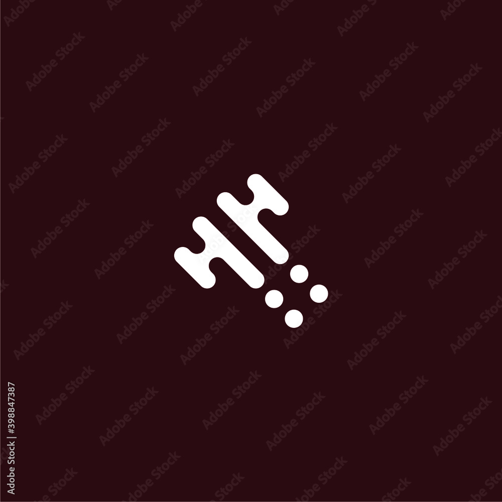 hammer with double H and T letters hammer with double H and T letters