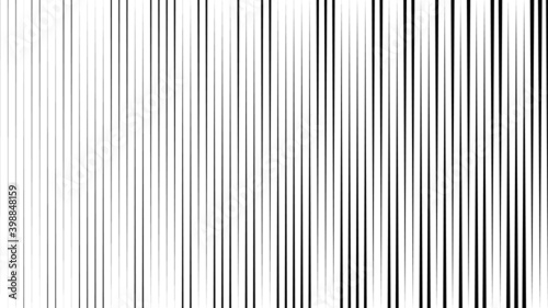 Abstract Black vertical Striped Background . Vector