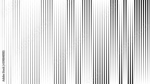 Abstract Black vertical Striped Background . Vector