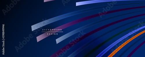 Abstract colorful lines vector background. Internet, big data and technology connections concept, abstract template