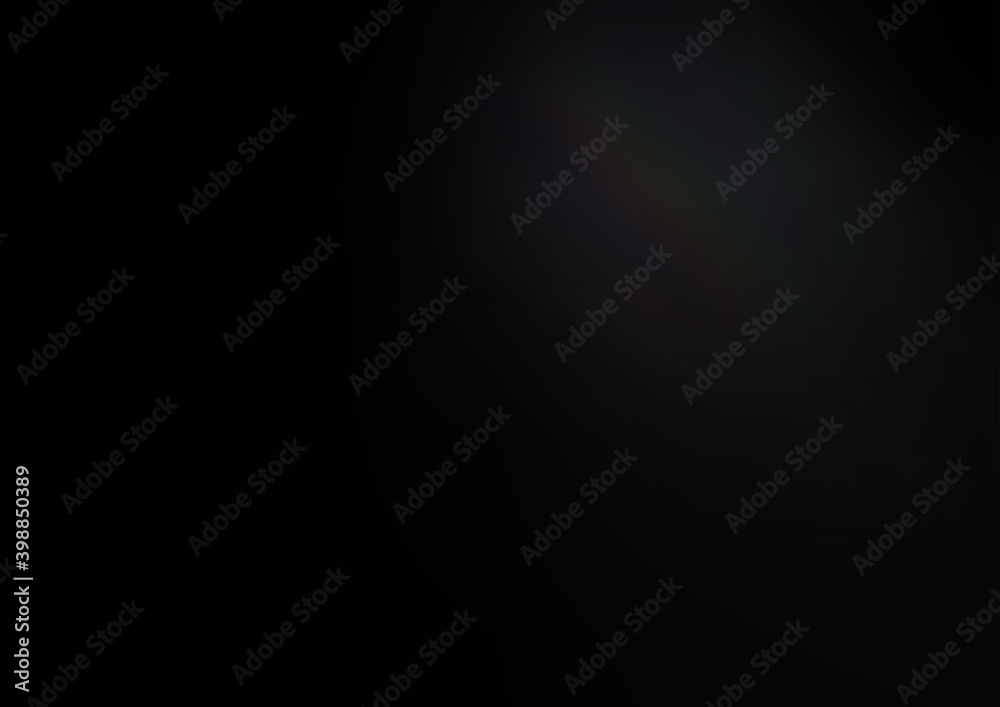 Dark Black vector abstract blurred template. Colorful illustration in blurry style with gradient. A completely new template for your design.