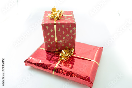 Christmas presents with white background © FPWing