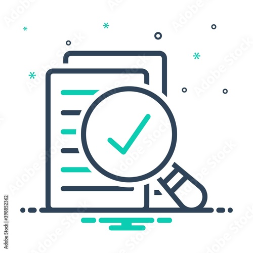 Mix icon for assess