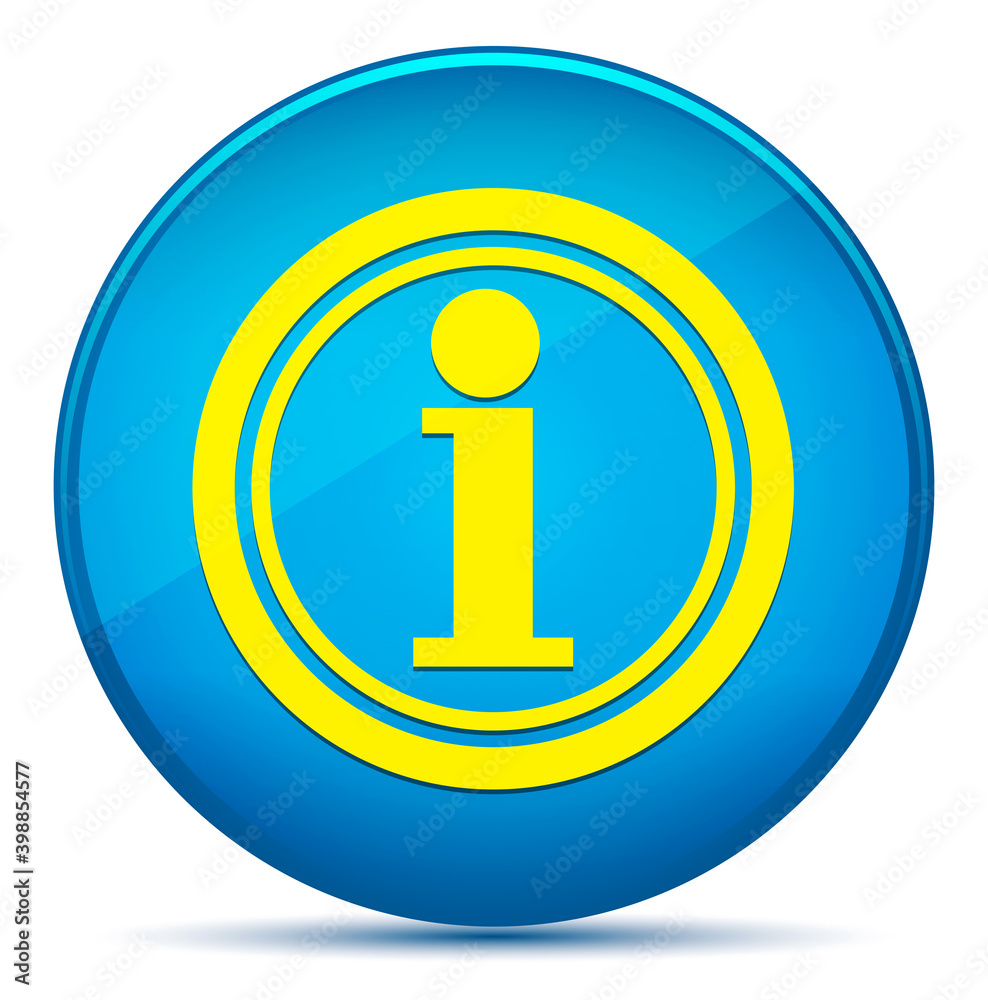 Info icon modern flat cyan blue round button Info icon modern flat cyan blue round button
