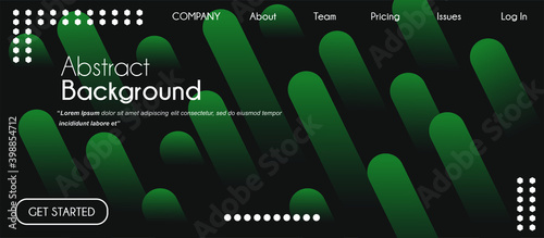 Creative mind vector website landing page design template