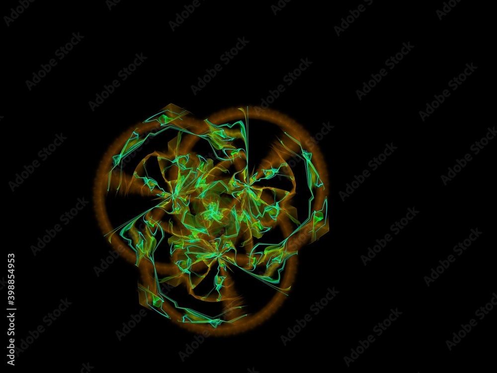 Imaginatory fractal background Image