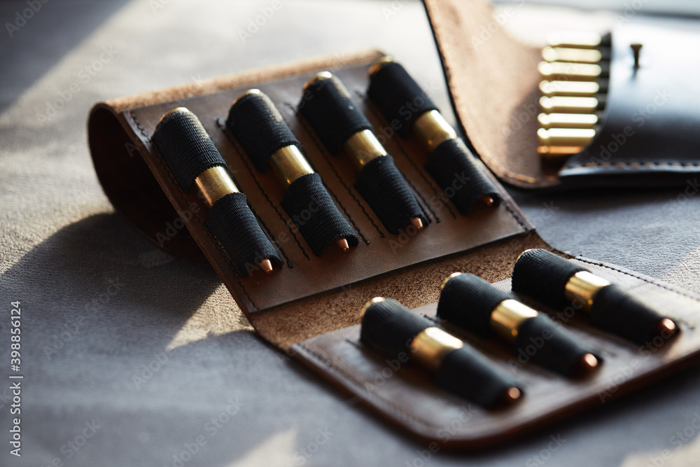 cartridges for a hunting rifle. carbine. clip cartridges for a hunting rifle. carbine. clip