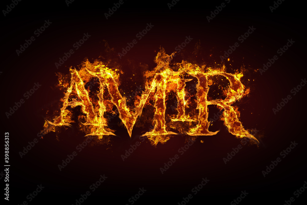 Amir name made of fire and flames Amir name made of fire and flames
