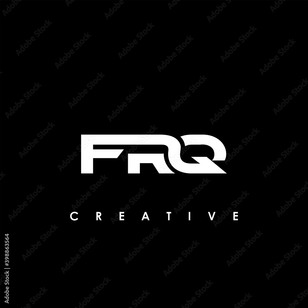 FRQ Letter Initial Logo Design Template Vector Illustration