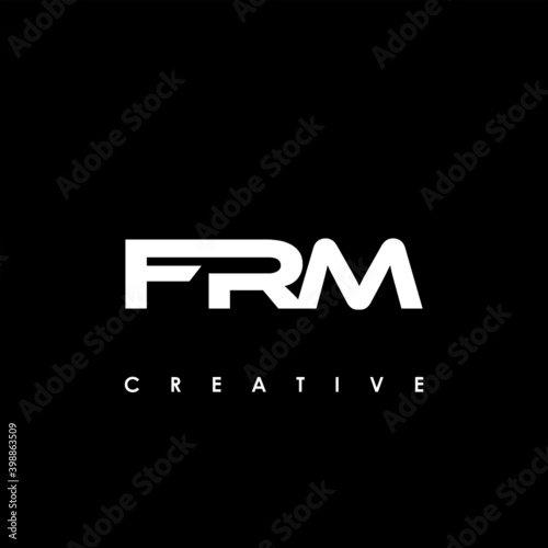 FRM Letter Initial Logo Design Template Vector Illustration photo