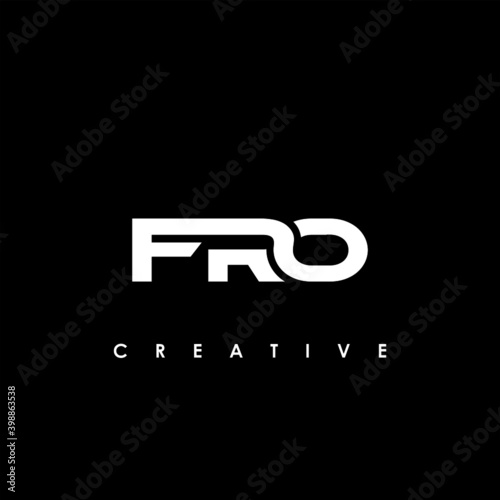 FRO Letter Initial Logo Design Template Vector Illustration